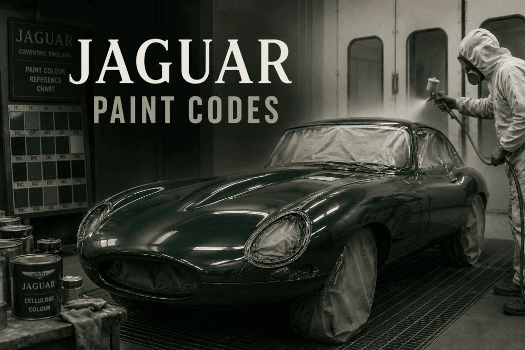Classic Jaguar Paint Codes