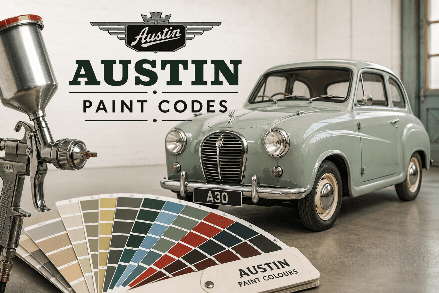 Austin : Paint Colour Codes and Swatches: Complete Guide by Model