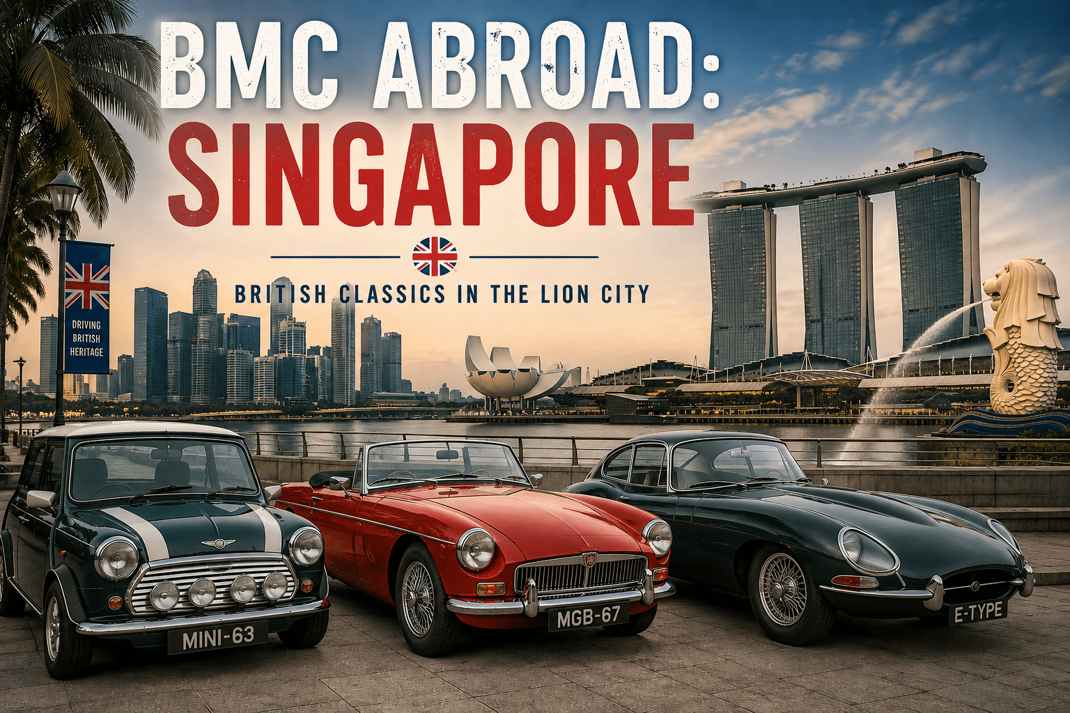 BMC Abroad: Singapore, Classic British Cars on the Lion City’s Roads