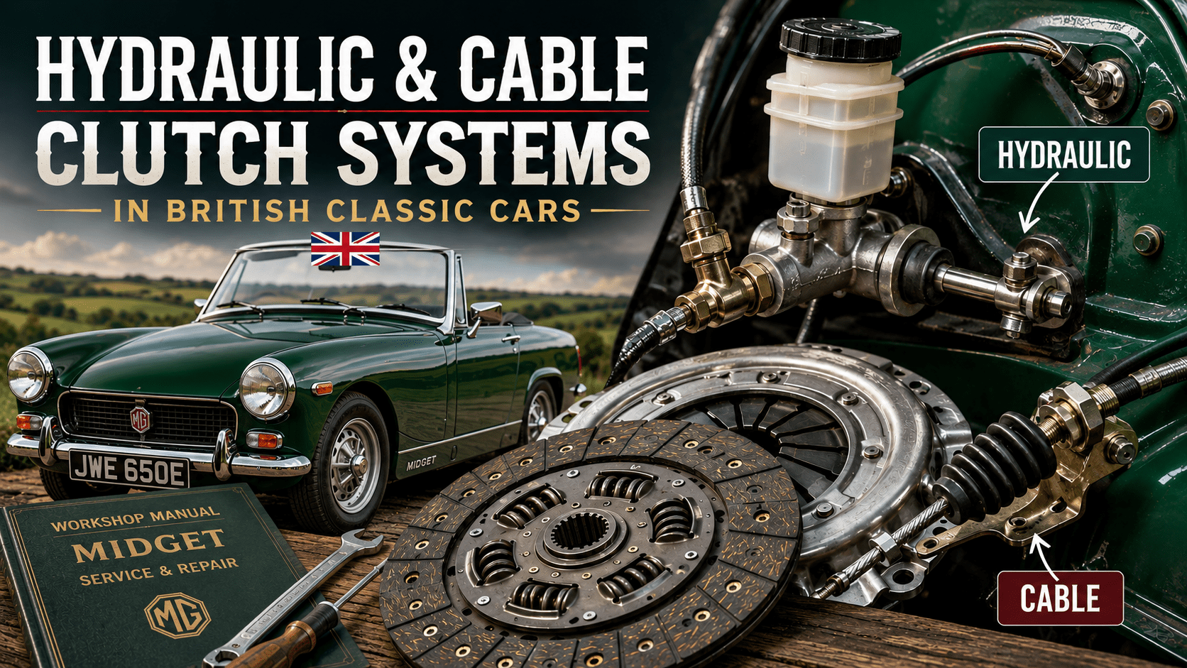 Classic Car Clutch Guide: Cable Systems, Hydraulic Systems, Bleeding and Replacement