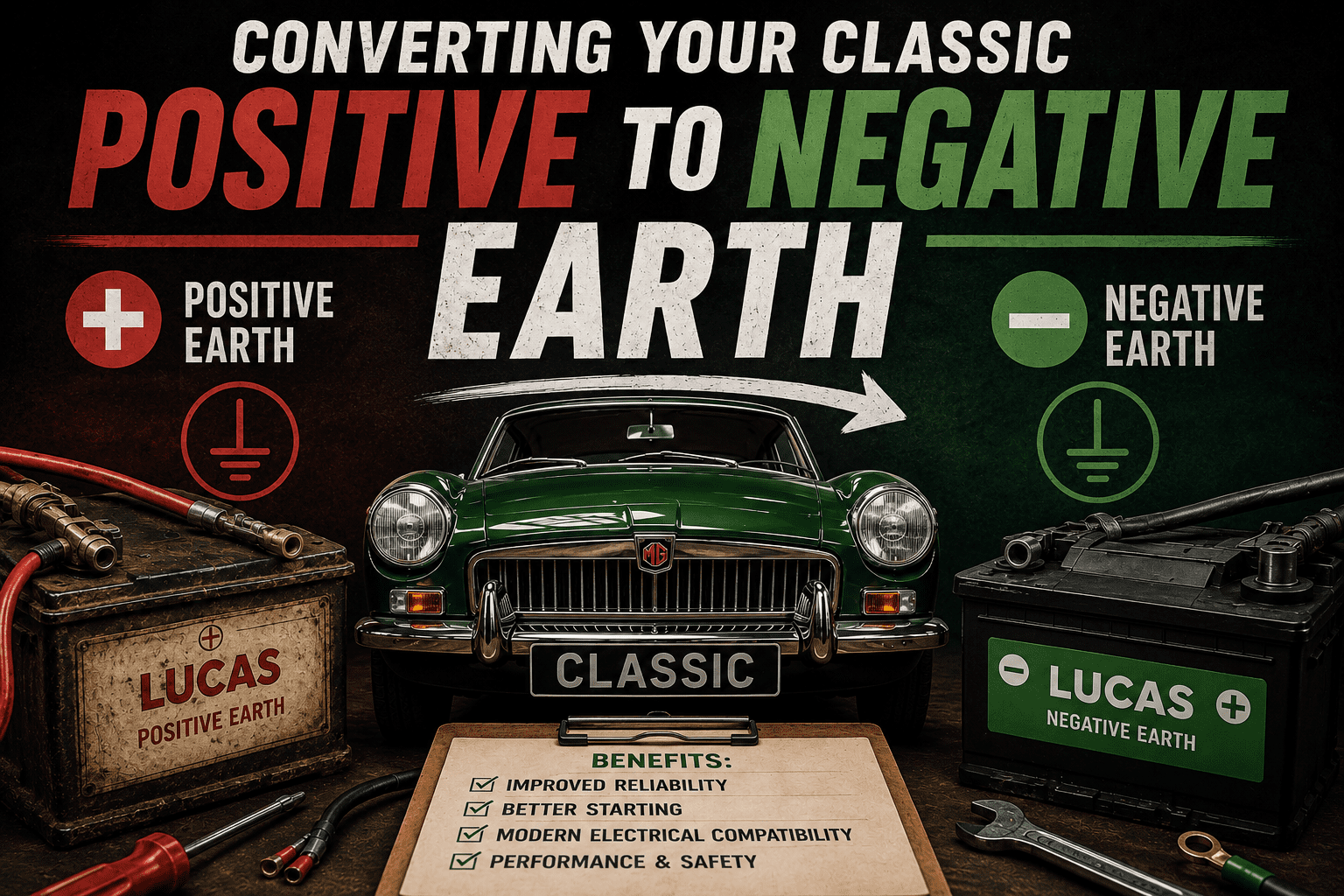 Classic Car Positive to Negative Earth Conversion: The Complete Guide