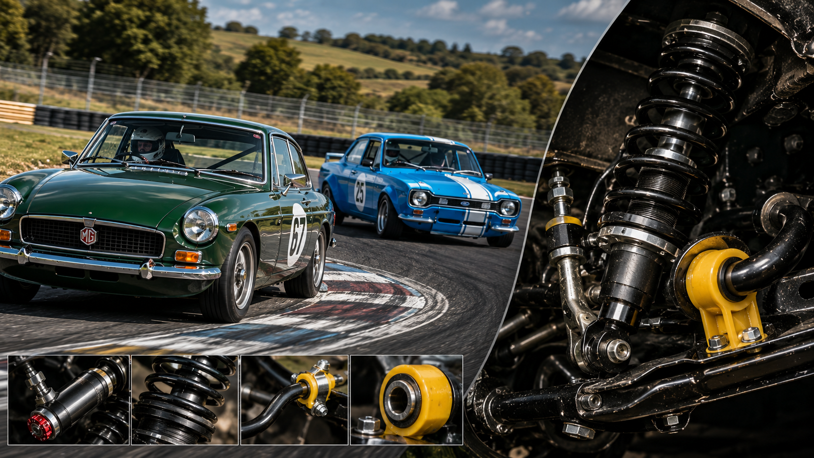 Classic Car Suspension Upgrade Guide: Dampers, Springs, Anti-Roll Bars and Polyurethane Bushes