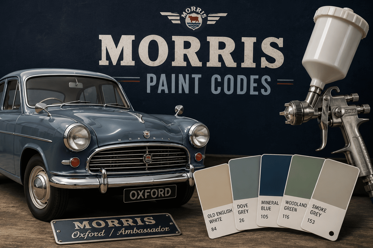Morris : Colour Codes and Colour Swatches | Complete Guide by Model