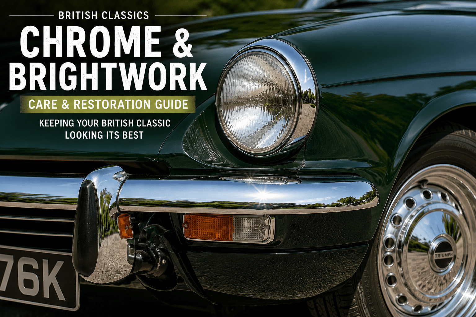 Classic Car Chrome and Brightwork Guide: Cleaning, Polishing, Pitting and Replating
