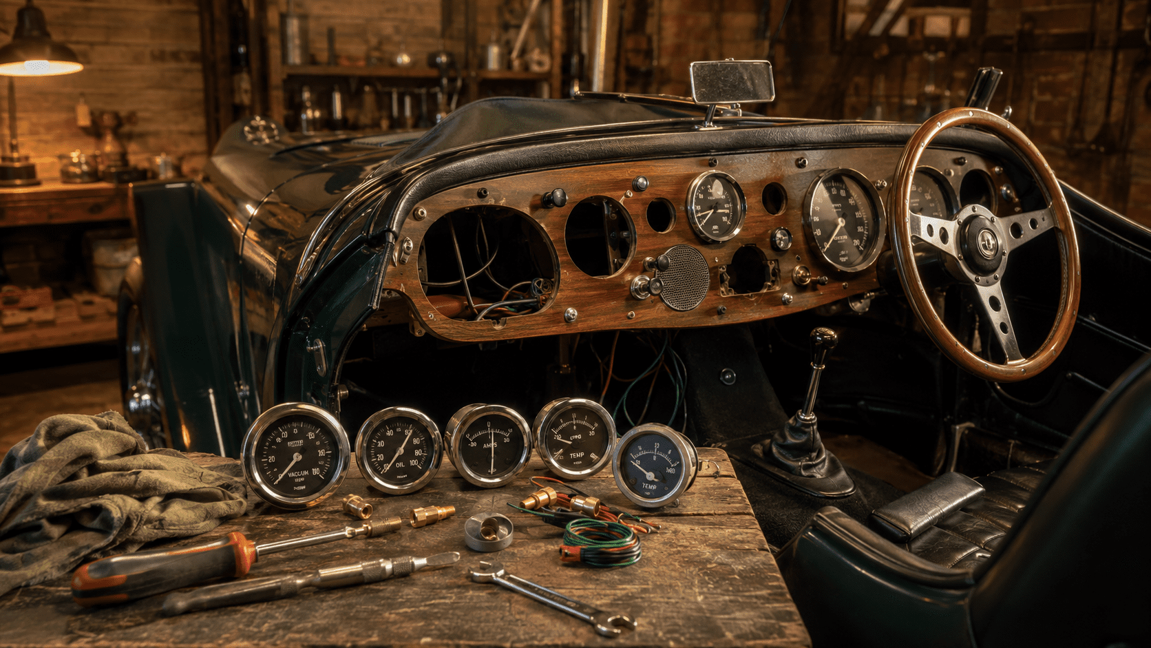 Classic Car Instrument and Gauge Fitting Guide: Vacuum Gauges, Oil Pressure, Ammeters and More