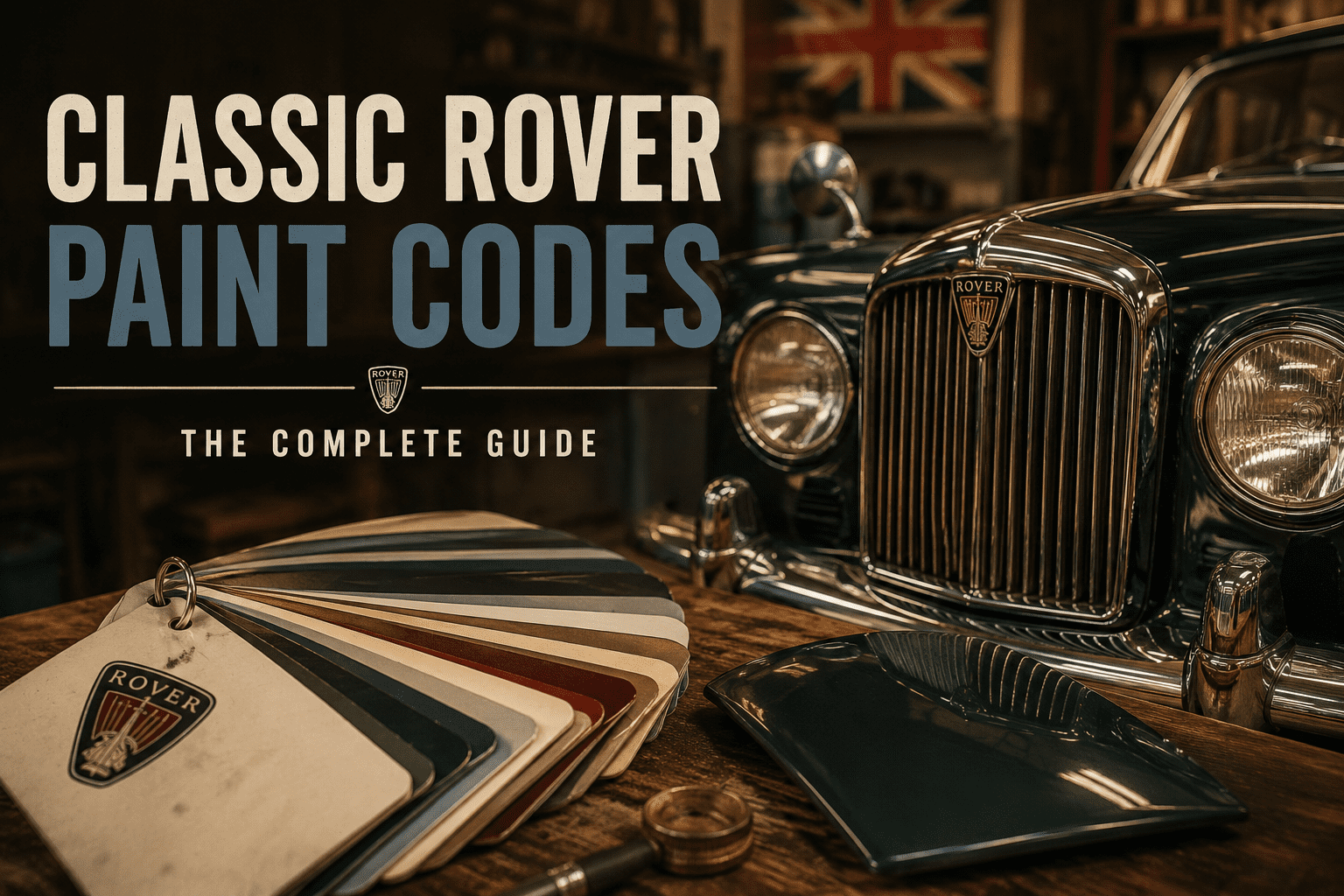 Rover Classic Paint Colour Codes and Swatches: P4, P5, P6 and SD1