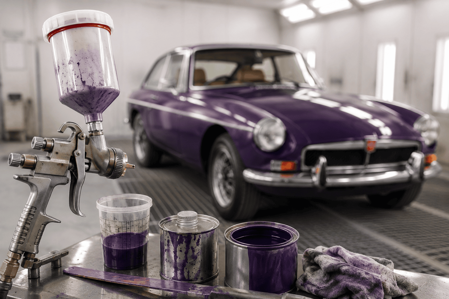 Classic Car Paint Systems Explained, from Cellulose to 2K